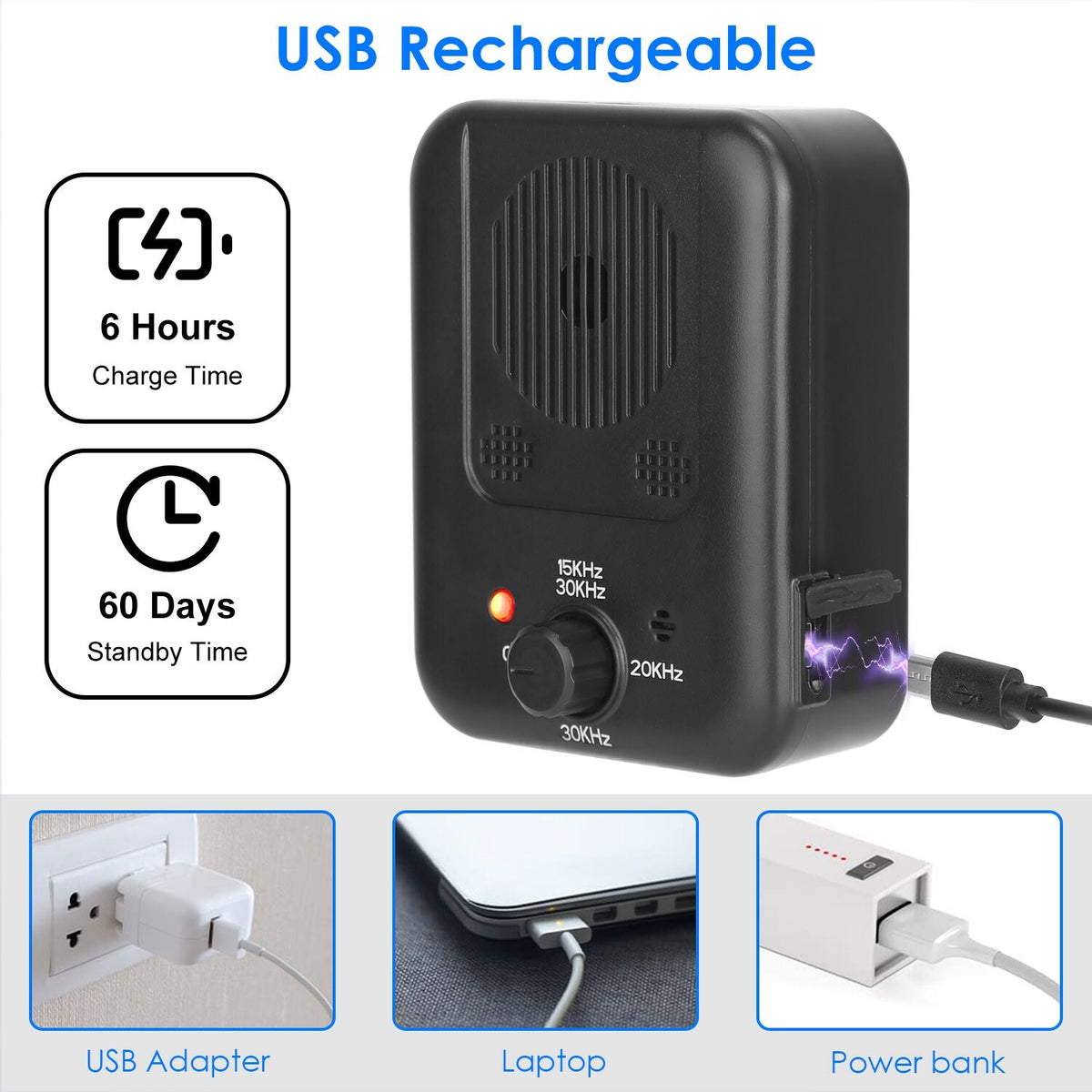 Ultrasonic anti Barking Device Dog Bark Control Barking Deterrent Barking Stop