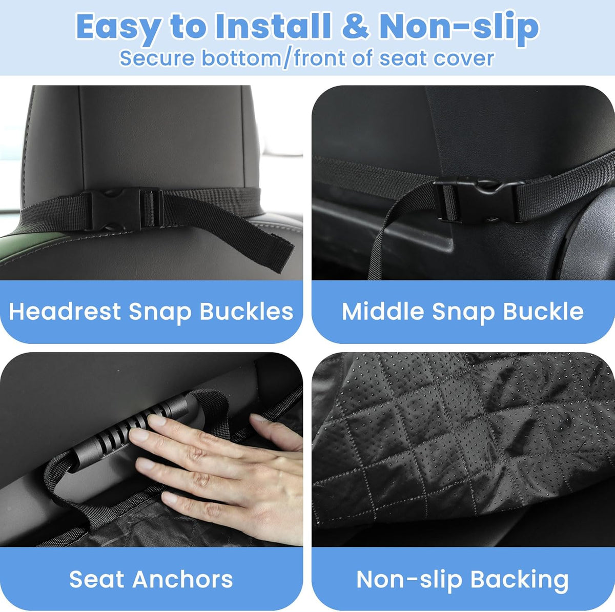 Dog Car Seat Covers, Waterproof Front Seat Cover