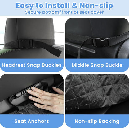 Dog Car Seat Covers, Waterproof Front Seat Cover