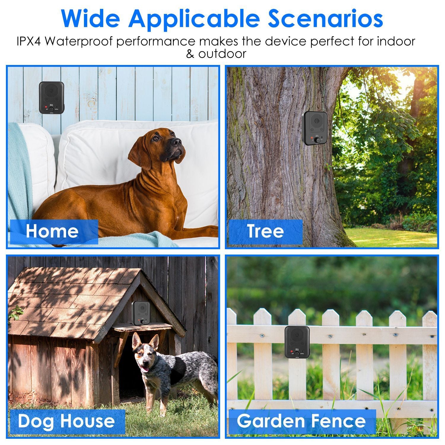 Ultrasonic anti Barking Device Dog Bark Control Barking Deterrent Barking Stop