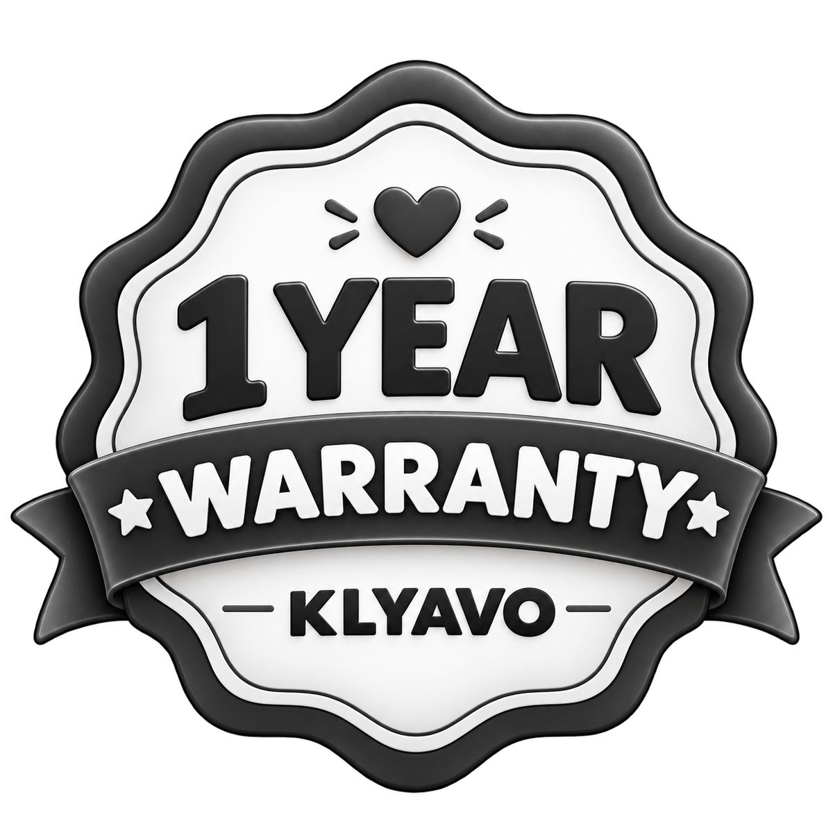 1 Year Warranty