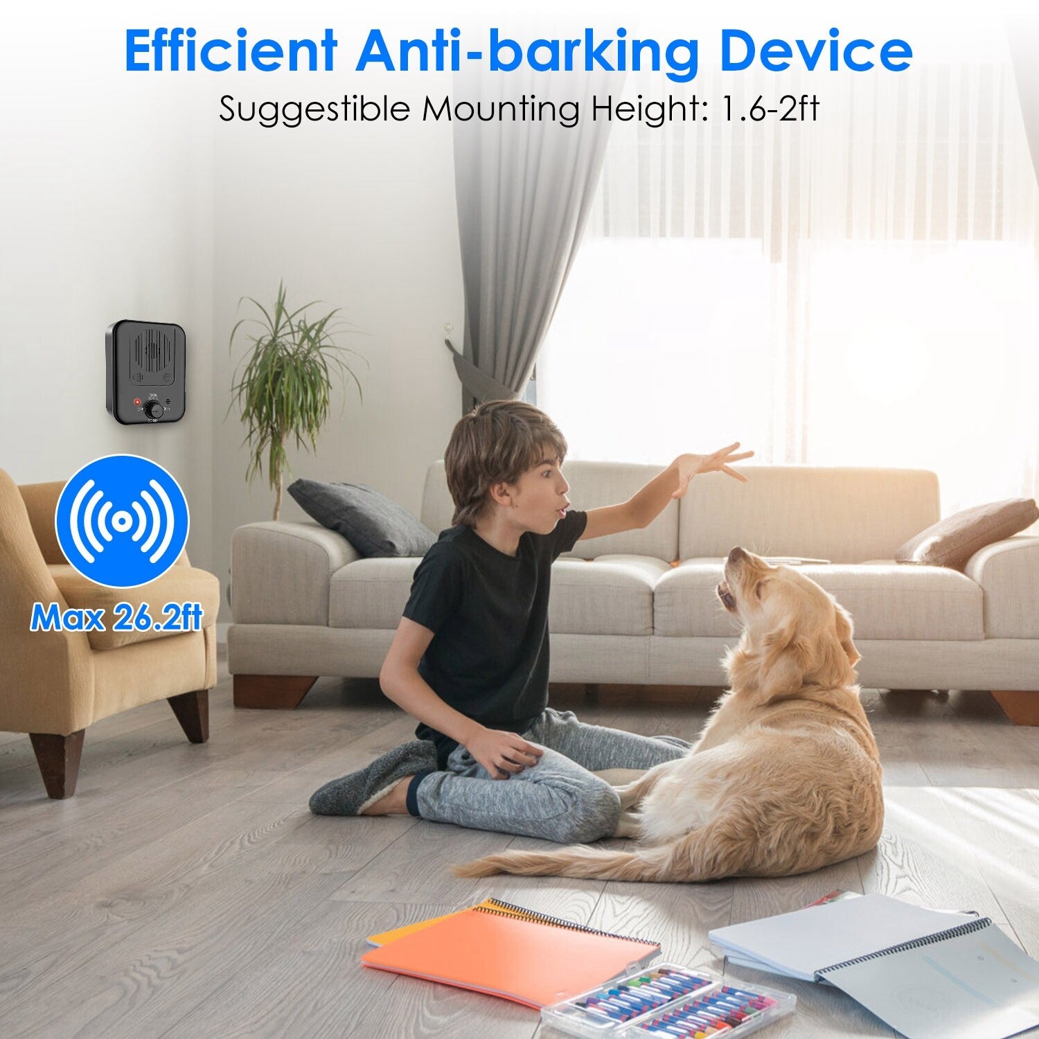 Ultrasonic anti Barking Device Dog Bark Control Barking Deterrent Barking Stop
